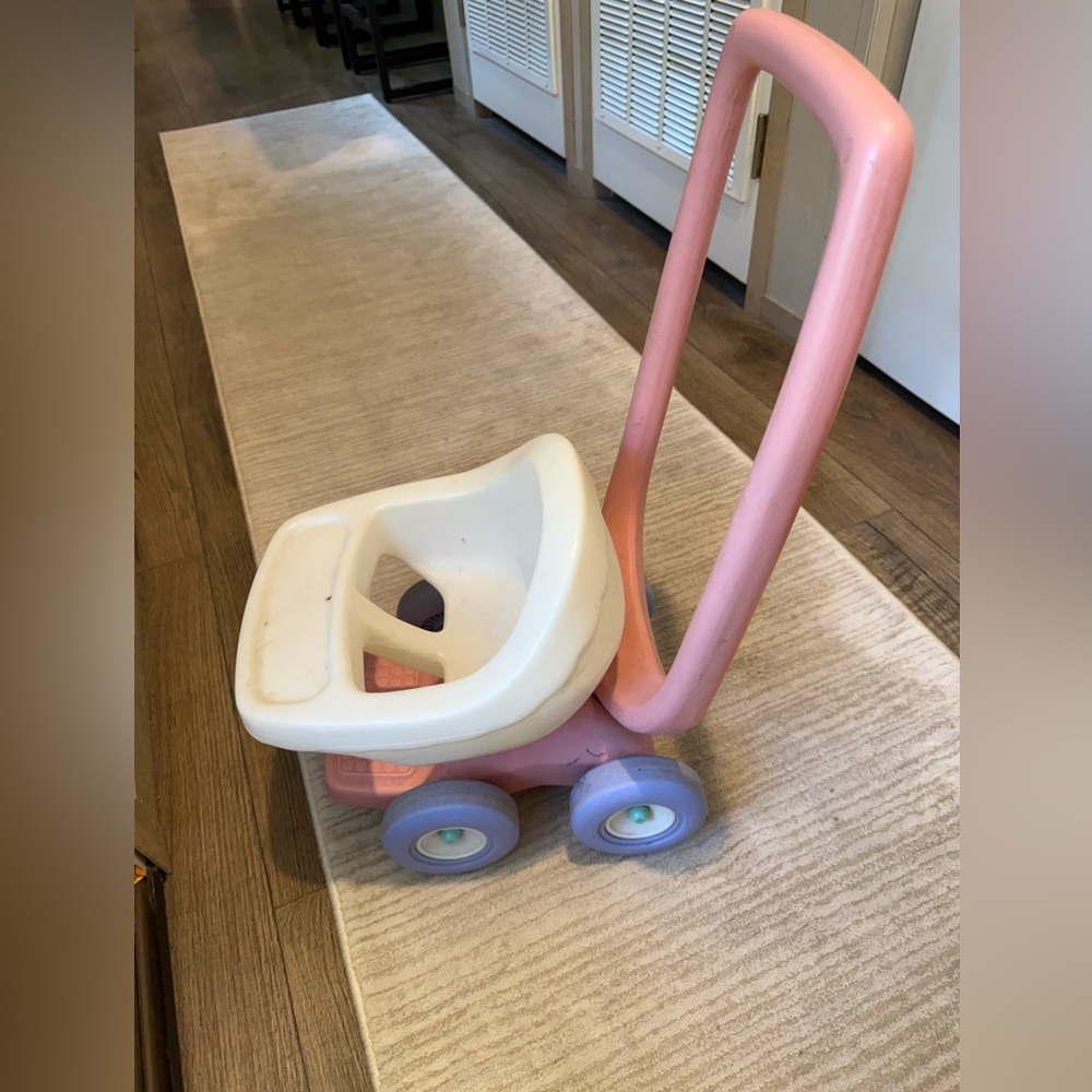 Vintage little tikes stroller push toy